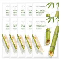 NATURE REPUBLIC - Real Nature Sheet Mask - Bamboo - 1pc (10ea) Set