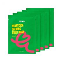 O!GETi - Masque en tissu apaisant Heartlcica - 5pièces