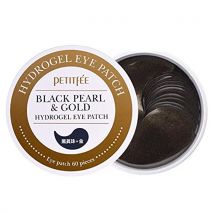 PETITFEE - Cache-oeil Hydrogel perle noire et or - 60pièces