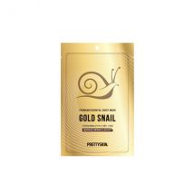 PRETTYSKIN - Masque en tissu essentiel premium Escargot d’or - 1pièce