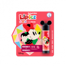Rohto Mentholatum - LipIce Baume à lèvres enfant Mickey Mouse - 1pièce - Strawberry