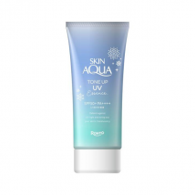 Rohto Mentholatum  - Essence UV Skin Aqua Tone Up SPF50+ PA++++ - 80g - Blue