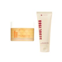 KSECRET - SEOUL 1988 Capsule Cream : Niacinamide 5% + Yuja - 50ml (1ea) X Cream : Snail Mucin 93% + Rice - 100ml (1ea) Set