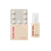 KSECRET - SEOUL 1988 Boosting Ball - 35mg x 7 (1ea) X Serum : Retinal Liposome 2% + Black Ginseng - 30ml (1ea) Set