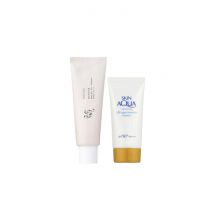 Rohto Mentholatum X BEAUTY OF JOSEON Super Moisture Sunscreen Set 50ml+80g