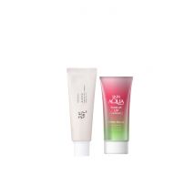 Rohto Mentholatum X BEAUTY OF JOSEON Happiness Aura Sunscreen Set 50ml+80g