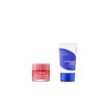 Isntree - Hyaluronic Acid Watery Sun Gel SPF50+ PA++++ - 50ml (1ea) + LANEIGE - Lip Sleeping Mask EX - 20g - Berry (1ea) Set