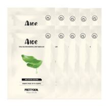 PRETTYSKIN - Total Solution Essential Sheet Mask - 1pc - Aloe (10ea) Set