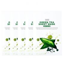 tenzero - Green Tea Sheet Mask - 5pc Set