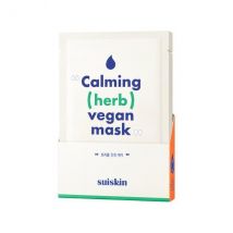 suiskin - Masque végétalien apaisant (aux herbes) - 5pièces