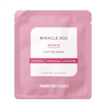 [Offres]THANK YOU FARMER - Masque en coton Miracle Age Repair - 1pièce