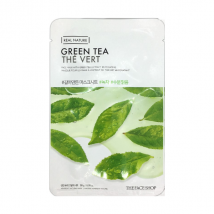 THE FACE SHOP - Nature réelle, Masque - Thé vert - 1pièce