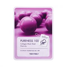 TONY MOLY - Pureness 100, Feuille de masque - Le collagène - 1pièce