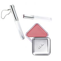 CLIO - Essential Lipcheek Tap 02 Bunny Blush + Lip Brush Set