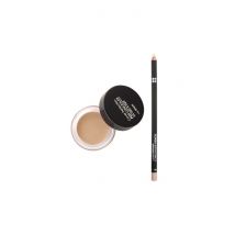 The Saem - Cover Perfection Pot Concealer - #1 Clear Beige (1ea) + Concealer Pencil - 1.4g - 1.0 Clear Beige (1ea) Set