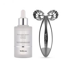 WELLDERMA - Sérum et rouleau de soins de beauté au collagène - 50ml Serum + Roller
