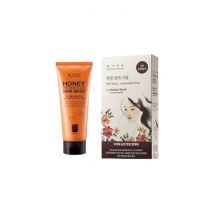 Daeng gi Meo Ri - Honey Intensive Hair Mask - 150ml + Medicinal Herb Hair Color - 120g - Medium Brown Set