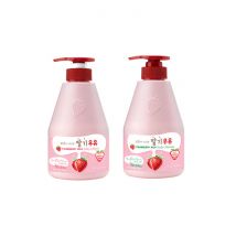 Kwailnara - Strawberry Milk Body Cleanser + Body Lotion Set