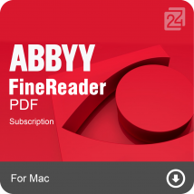 ABBYY FineReader PDF for Mac Subscription GOV/NPO/EDU 1 Jahr