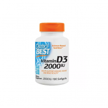 Witaminy D Doctor's Best Vitamin D3 2000IU 180softgels