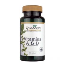 Witaminy A + D Swanson Vitamin A&D 250softgels