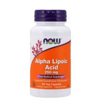 Trawienie Kwas Alfa-Liponowy Now Foods Alpha Lipoic Acid 250 mg 60vkaps