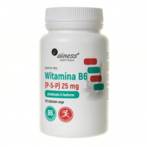 Witaminy B Aliness Witamina B6 25mg 100tab