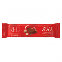 Zdrowa Żywność Czekolada bez Cukru Red Delight Czekolada Mleczna z Orzechami Laskowymi 26g