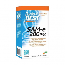 Pamięć i Koncentracja S-adenozylo L-metionina Doctor's Best SAM-e 200mg 60tab