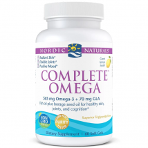 Kwasy Tłuszczowe Omega Nordic Naturals Complete Omega 60softgels Cytrynowy