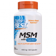 Regeneracja Stawów MSM Doctor's Best MSM with OptiMSM 1000mg 360kaps
