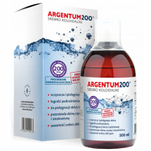 Wsparcie Włosów, Skóry, Paznokci Srebro Koloidalne Aura Herbals Argentum Srebro Koloidalne 25ppm Tonik 500ml