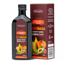 Kwasy Tłuszczowe Omega + E Skoczylas Estromega Premium 250ml