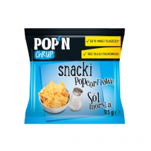 Zdrowa Żywność Chipsy Sante POP'N CHRUP Snacki Popcornowe 35g Sól Morska