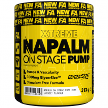 Suplement Pompujący Wieloskładnikowy Fitness Authority Napalm On Stage Pump 313g