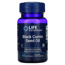 Kwasy Tłuszczowe Olej z Czarnuszki Life Extension Black Cumin Seed Oil 60softgels