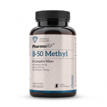 Witaminy B Pharmovit B-50 METHYL B-COMPLEX MAX+ 120kaps