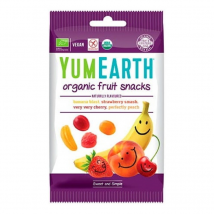 Zdrowa Żywność Żelki YumEarth Bez Żelatyny EKO (Fruit Snacks) 50g