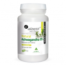 Adaptogeny Witania Ospała Aliness Natural Ashwagandha 9% 570mg 100vkaps