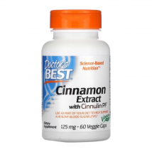 Trawienie Kora Cynamonu Doctor's Best Cinnamon Extract 125mg 60kaps