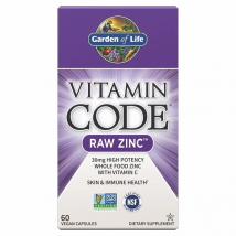 Wsparcie Odporności Kompleks Garden Of Life Vitamin Code RAW Zinc 60vkaps