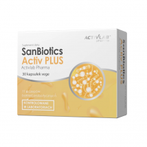 Trawienie Probiotyki Activlab SanBiotics Activ Plus 30caps