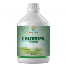 Detoks i Antyoksydanty Chlorofil MyVita Chlorofil w płynie 500ml