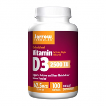 Witaminy D Jarrow Formulas Vitamin D3 2500IU 100softgels