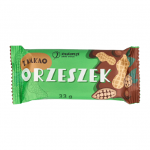 Zdrowa Żywność Baton KruKam Orzeszek z kakao baton w czekoladzie 33g