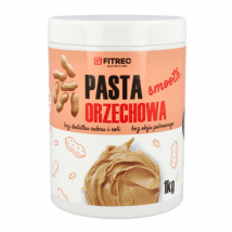 Zdrowa Żywność Pasta Orzechowa FITREC Pasta Orzechowa Smooth 1kg