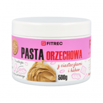 Zdrowa Żywność Pasta Orzechowa FITREC Pasta Orzechowa Ciasteczka i Kakao 500g