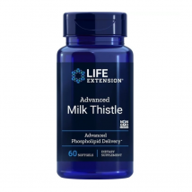 Wsparcie Wątroby Ostropest Plamisty Life Extension Advanced milk thistle 60softgels