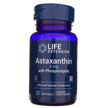 Wsparcie Odporności Astaksantyna Life Extension Astaksantyna z fosfolipidami 4 mg 30kaps