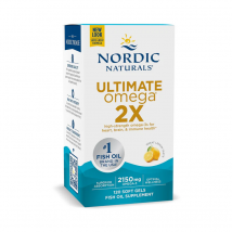 Kwasy Tłuszczowe Omega Nordic Naturals Ultimate Omega 2x 2150 Lemon 120softgels